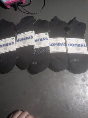 Bombas Size XL Ankle Socks NIP (5) Ct
